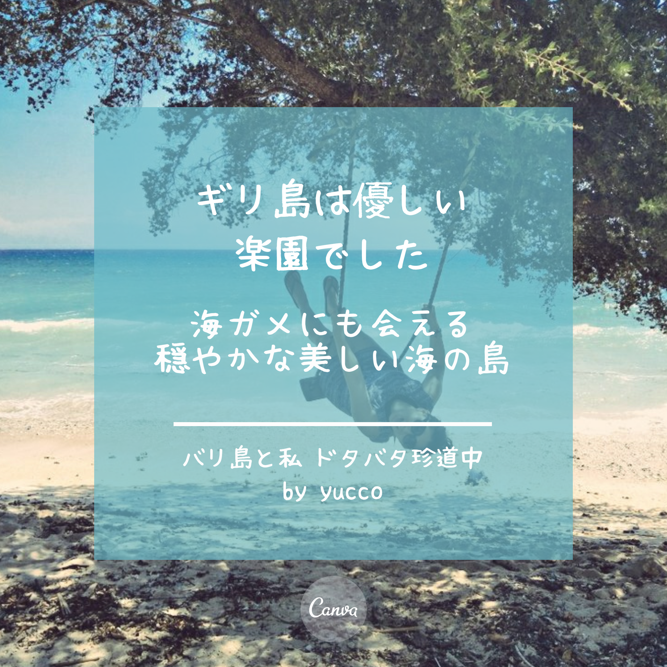 ギリ島が優しい楽園でした 海カメにも会える穏やかな美しい海の島 バリ島と私 ドタバタ珍道中ブログ
